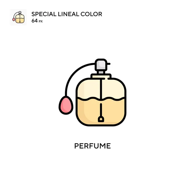 Perfume Icono Especial Color Lineal Plantilla Diseño Símbolo Ilustración Para — Vector de stock