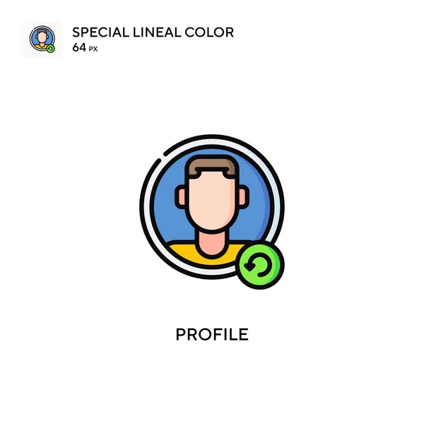 Adatlap Speciális Lineáris Szín Ikon Illusztráció Szimbólum Design Sablon Web — Stock Vector
