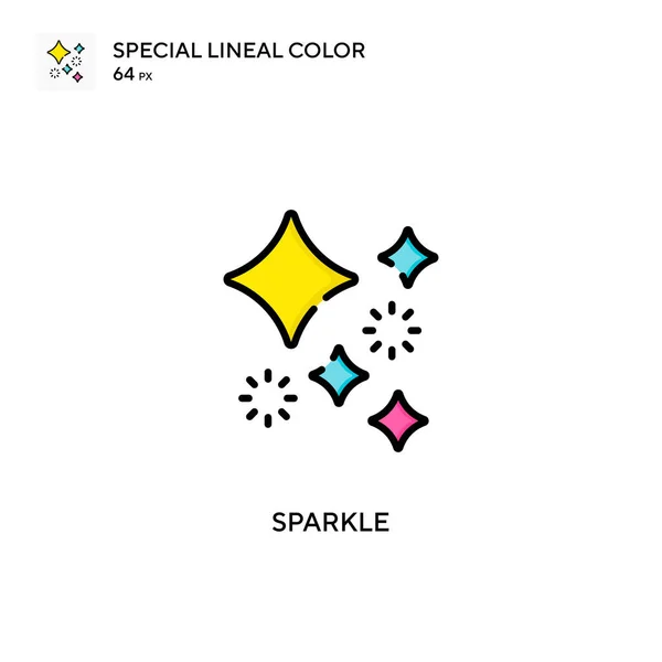 Funkeln Spezielles Lineares Farbsymbol Illustration Symbol Design Vorlage Für Web — Stockvektor