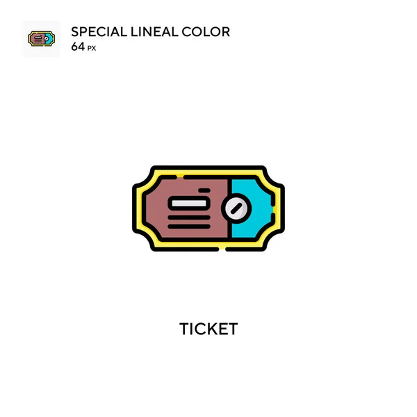 Ikona Speciální Lineární Barvy Tipu Šablona Návrhu Symbolu Ilustrace Pro — Stockový vektor