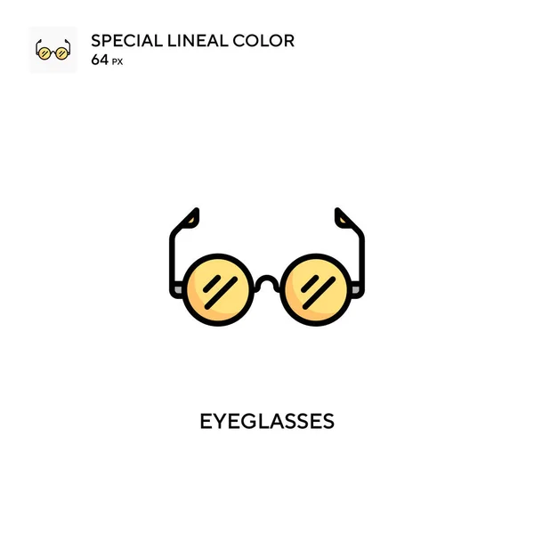 Brille Spezielle Lineare Farbsymbole Illustration Symbol Design Vorlage Für Web — Stockvektor