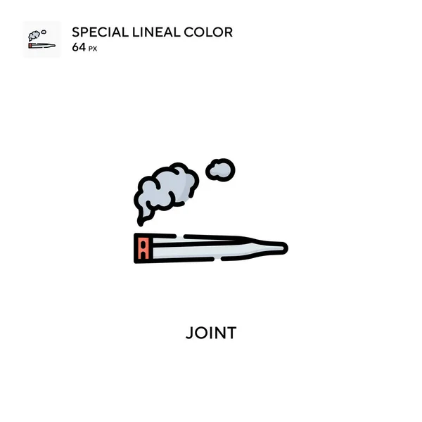 Společná Ikona Speciální Lineární Barvy Šablona Návrhu Symbolu Ilustrace Pro — Stockový vektor