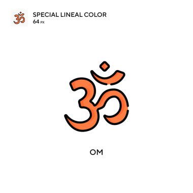 Om Özel Renk Simgesi. Web mobil UI ögesi için resimleme sembolü tasarım şablonu. Düzenlenebilir vuruş üzerine mükemmel renk modern pictogram.