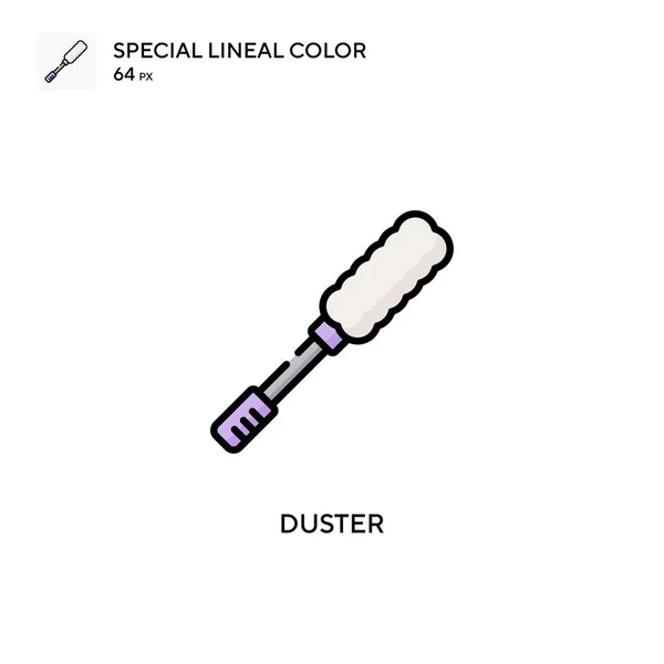 Duster Spezielle Lineare Farbe Symbol Illustration Symbol Design Vorlage Für — Stockvektor