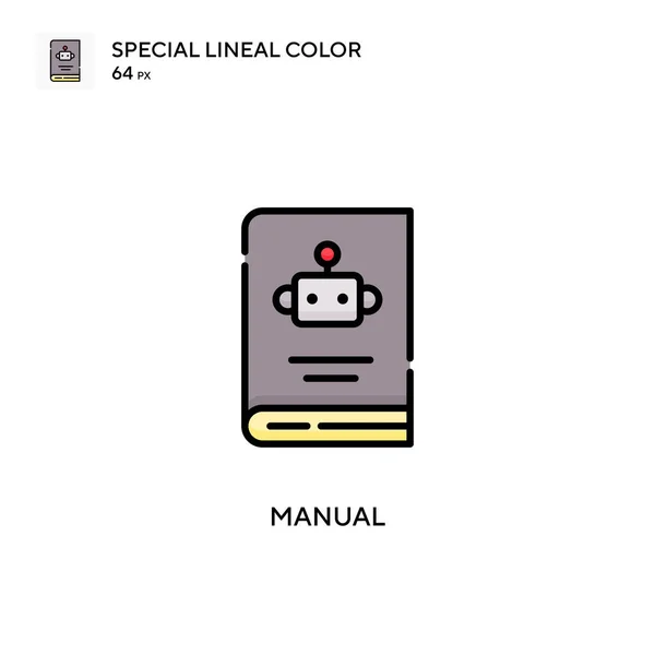 Manuell Spezielles Lineares Farbsymbol Illustration Symbol Design Vorlage Für Web — Stockvektor