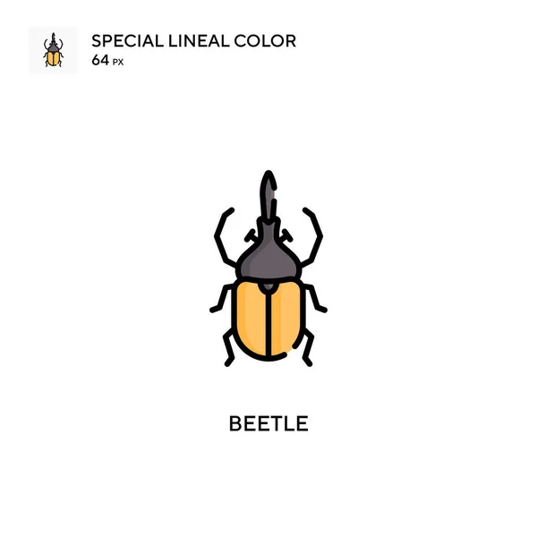 Kever Speciale Lijnkleur Icoon Illustratie Symbool Ontwerp Sjabloon Voor Web — Stockvector