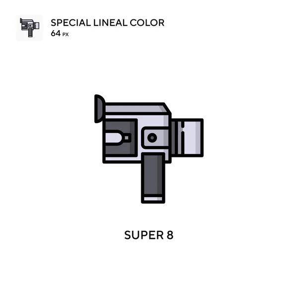 Super Ícone Cor Linear Especial Modelo Design Símbolo Ilustração Para — Vetor de Stock