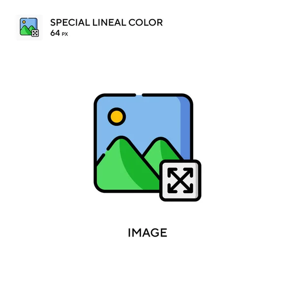 Imagen Icono Especial Color Lineal Plantilla Diseño Símbolo Ilustración Para — Vector de stock