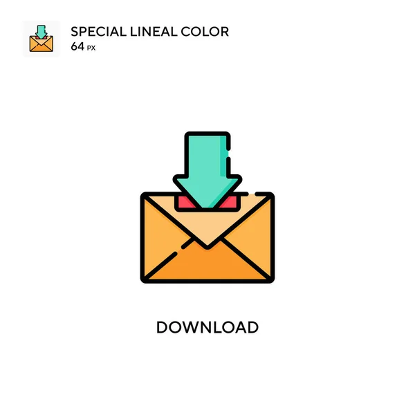 Télécharger Special Lineal Icône Couleur Modèle Conception Symbole Illustration Pour — Image vectorielle