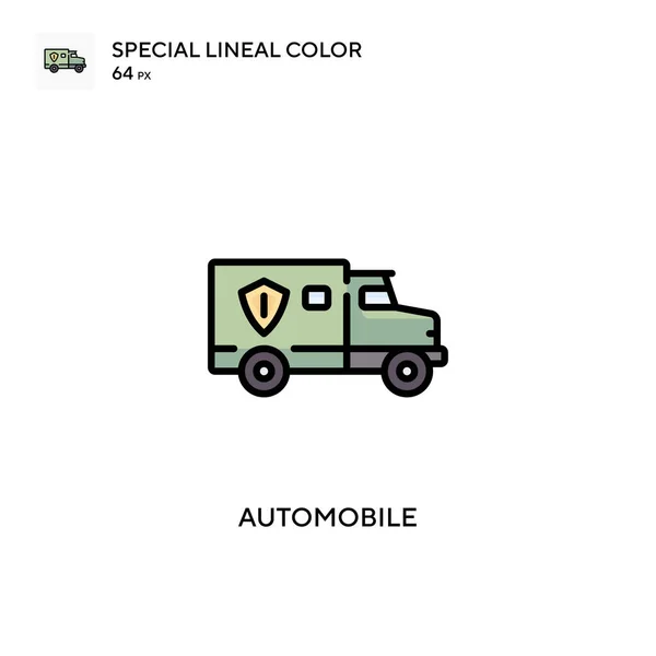 Automobile Special Lineal Color Icon Illustration Symbol Design Template Web — Stock Vector