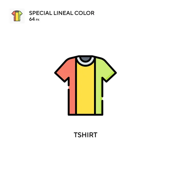 Camiseta Icono Color Lineal Especial Plantilla Diseño Símbolo Ilustración Para — Archivo Imágenes Vectoriales