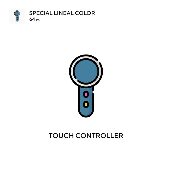 Touch Controller Special Lineal Color Icon Illustration Symbol Design Template — Stock Vector