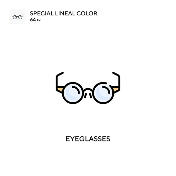 Brille Spezielle Lineare Farbsymbole Illustration Symbol Design Vorlage Für Web — Stockvektor