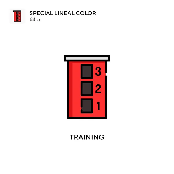 Training Special Lineal Color Icon Illustration Symbol Design Template Web — Stock Vector