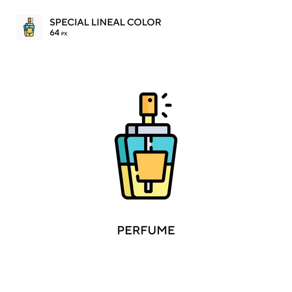 Parfüm Spezielle Lineare Farbsymbole Illustration Symbol Design Vorlage Für Web — Stockvektor