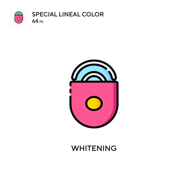 Whitening Special Lineal Color Icon Illustration Symbol Design Template Web — Stock Vector