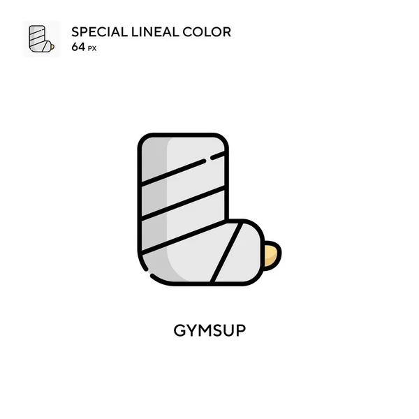 Gymsup Special Lineal Color Icon Illustration Symbol Design Template Web — Stock Vector