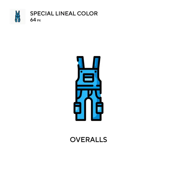 Montérky Speciální Ikona Lineární Barvy Šablona Návrhu Symbolu Ilustrace Pro — Stockový vektor