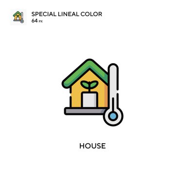 House Special Lineal renk ikonu. Web mobil UI ögesi için resimleme sembolü tasarım şablonu.