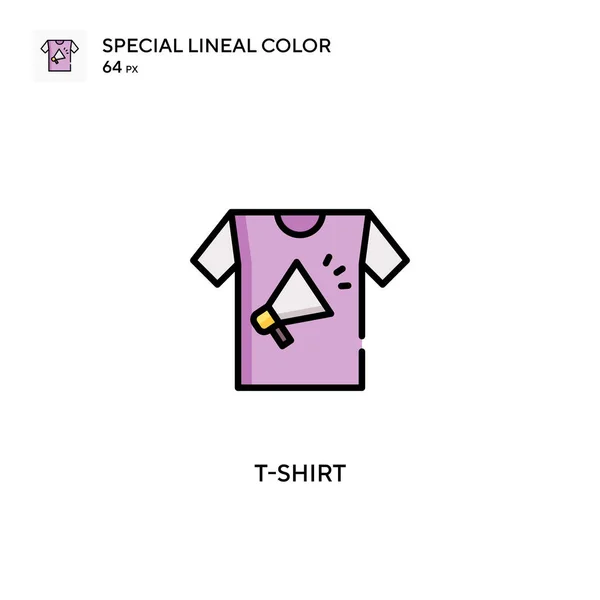 Shirt Ícone Cor Linear Especial Modelo Design Símbolo Ilustração Para — Vetor de Stock