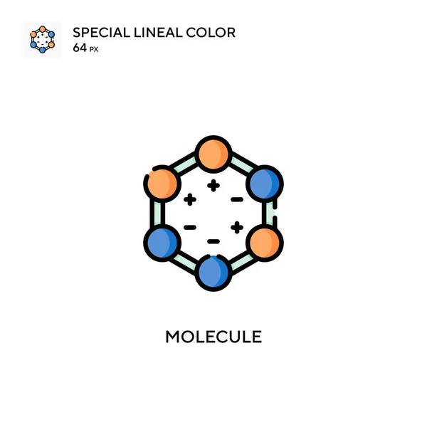 Molecule Icono Especial Color Lineal Plantilla Diseño Símbolo Ilustración Para — Archivo Imágenes Vectoriales