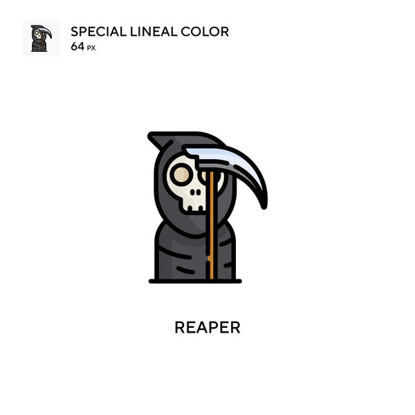 Reaper Special lineal color icon. Illustration symbol design template for web mobile UI element.