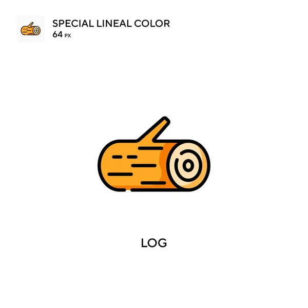 Napló Különleges Lineáris Szín Ikon Illusztráció Szimbólum Design Sablon Web — Stock Vector