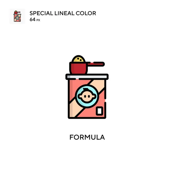 Formula Speciale Icona Colori Lineari Modello Disegno Simbolo Illustrazione Elemento — Vettoriale Stock