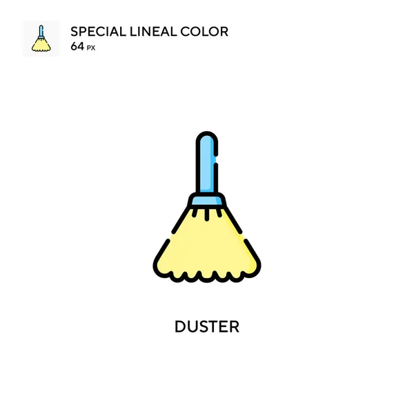 Duster Spezielle Lineare Farbe Symbol Illustration Symbol Design Vorlage Für — Stockvektor