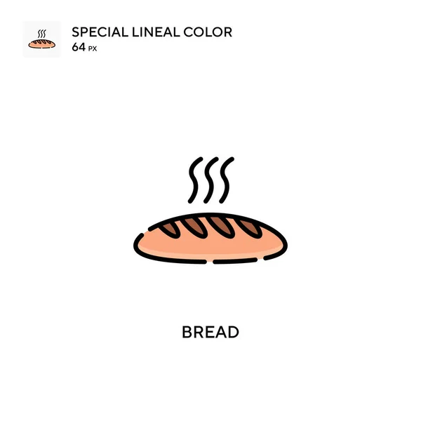 Bread Special Lineal Color Icon Illustration Symbol Design Template Web — Stock Vector