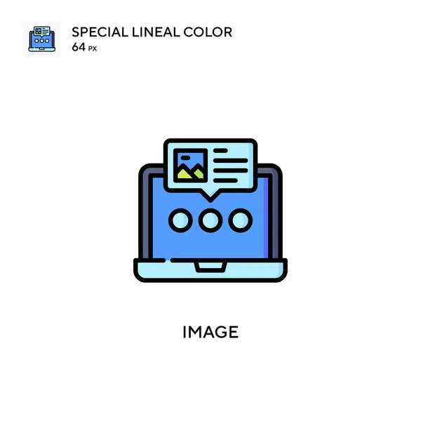 Resim Özel Çizgisel Renk Simgesi Web Mobil Ögesi Için Resimleme — Stok Vektör