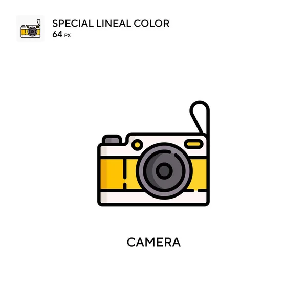 Camera Speciale Lijnkleur Pictogram Illustratie Symbool Ontwerp Sjabloon Voor Web — Stockvector