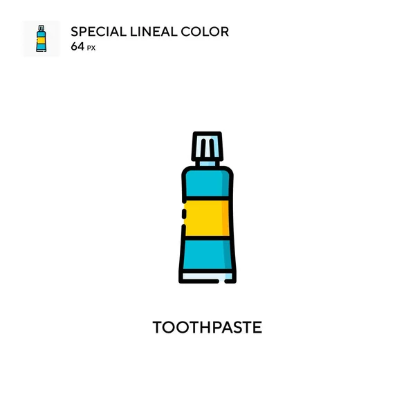 Zahnpasta Spezielles Lineares Farbsymbol Illustration Symbol Design Vorlage Für Web — Stockvektor