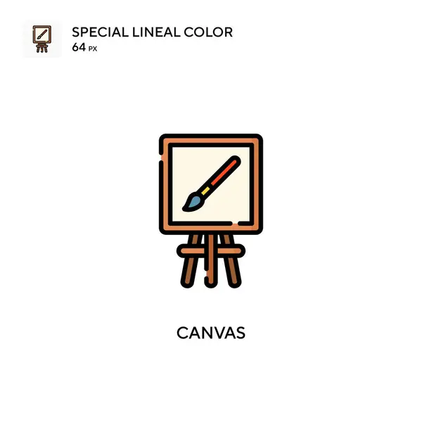 Canvas Spezielles Lineares Farbsymbol Illustration Symbol Design Vorlage Für Web — Stockvektor