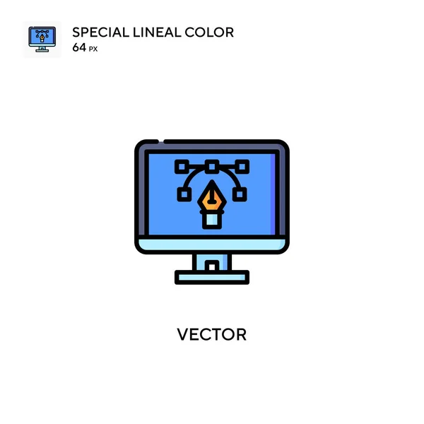 Векторная Иконка Специального Цвета Шаблон Оформления Символов Иллюстрации Веб Мобильного — стоковый вектор