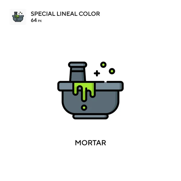 Mortel Speciale Lijnkleur Icoon Illustratie Symbool Ontwerp Sjabloon Voor Web — Stockvector