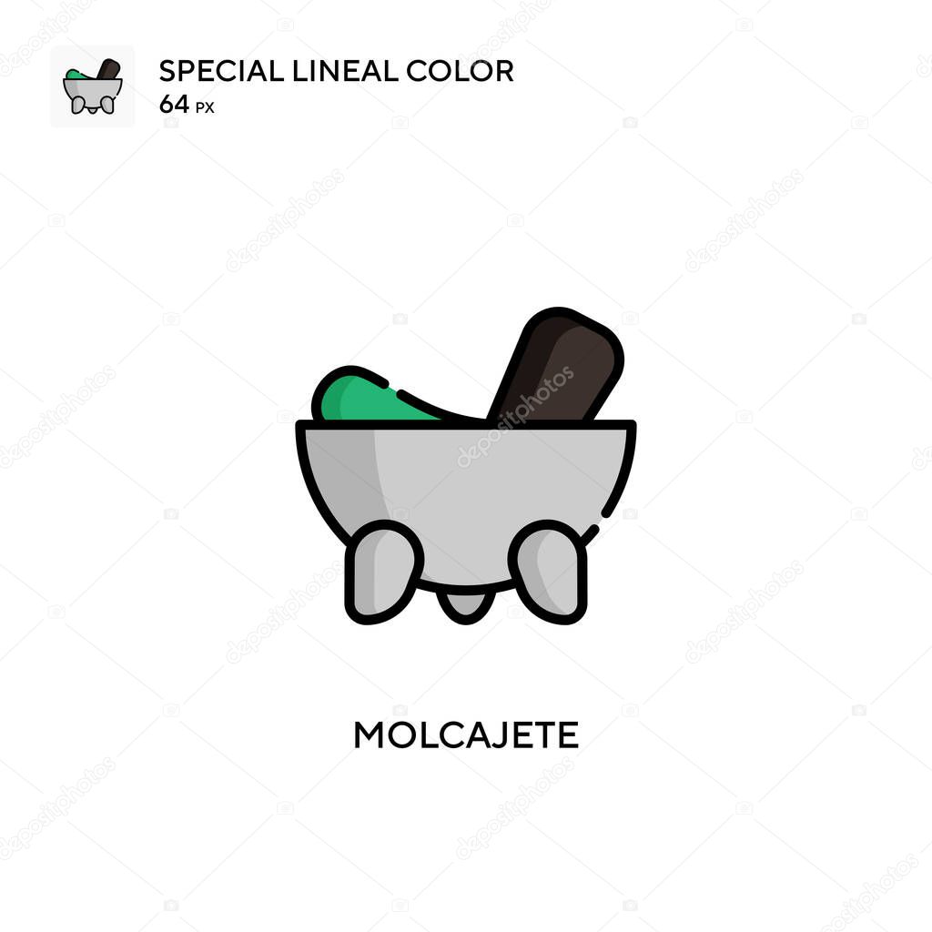 Molcajete Special lineal color icon. Illustration symbol design template for web mobile UI element.