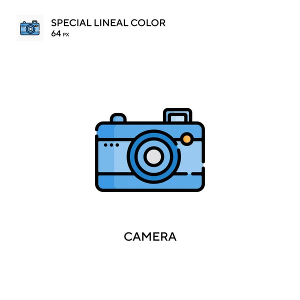 Εικονίδιο Ειδικού Γραμμικού Χρώματος Κάμερας Εικονογράφηση Πρότυπο Σχεδιασμού Συμβόλων Για — Διανυσματικό Αρχείο