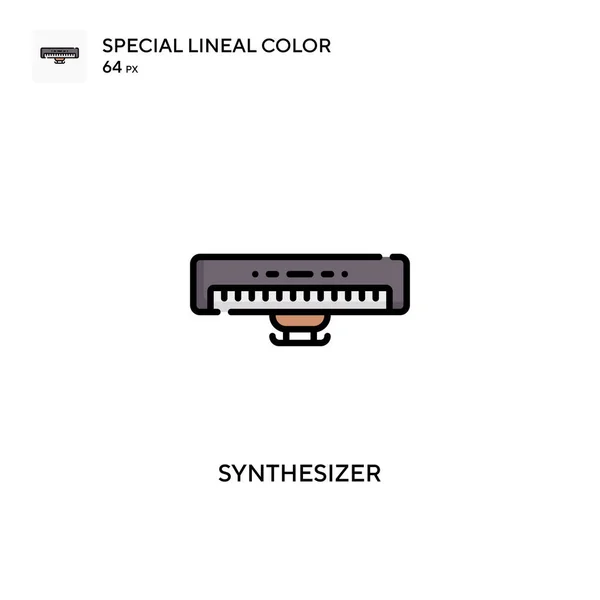 Synthesizer Spezielles Lineares Farbsymbol Illustration Symbol Design Vorlage Für Web — Stockvektor