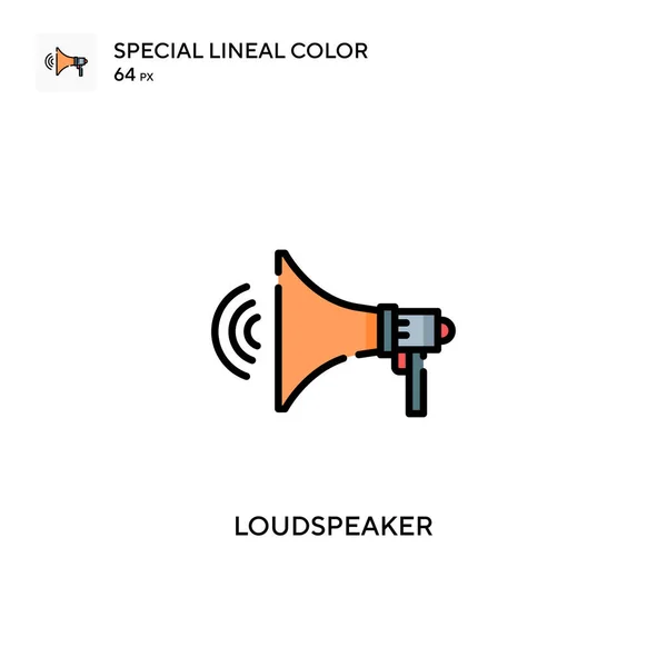 Loudspeaker Special Lineal Color Icon Illustration Symbol Design Template Web — Stock Vector