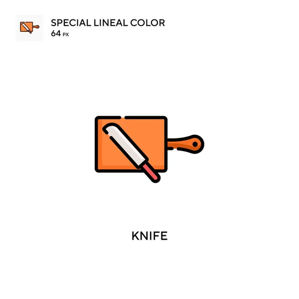 Messer Spezielles Lineares Farbsymbol Illustration Symbol Design Vorlage Für Web — Stockvektor