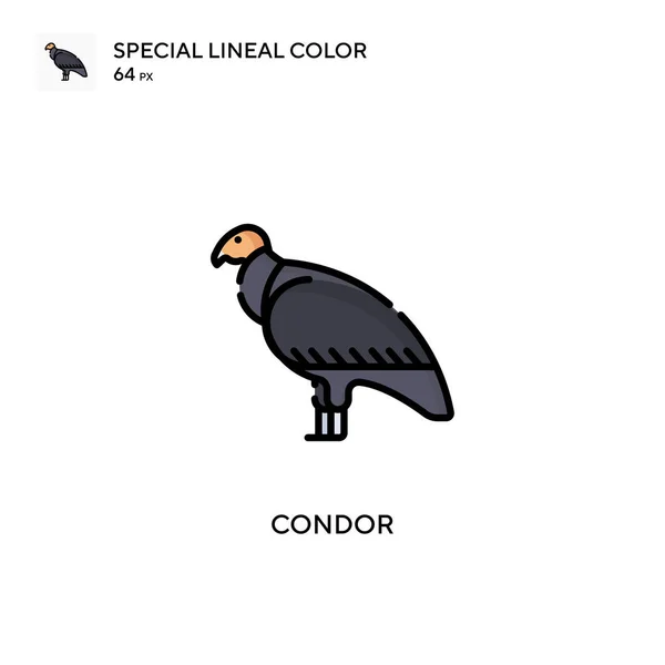 Icône Condor Special Lineal Color Modèle Conception Symbole Illustration Pour — Image vectorielle