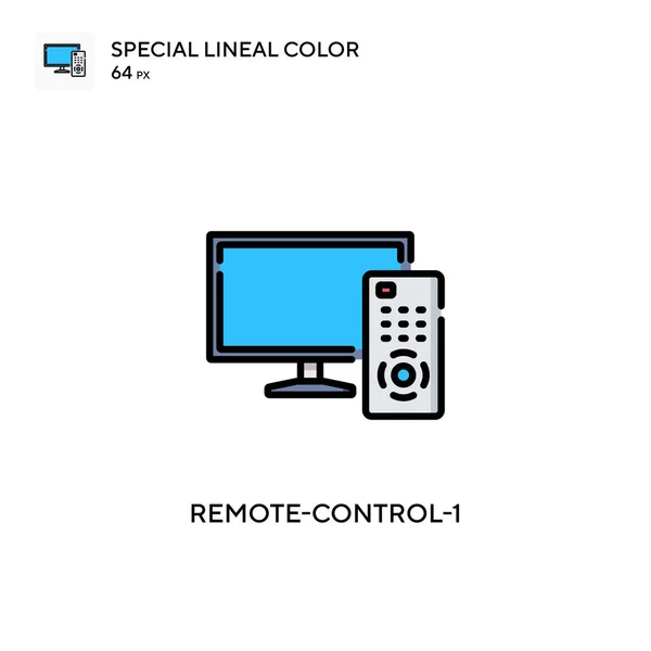 Remote Control Special Lineal Color Icon Illustration Symbol Design Template — Stock Vector