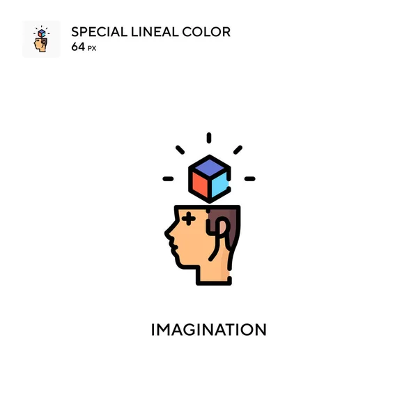 Verbeelding Speciale Lijnkleur Pictogram Illustratie Symbool Ontwerp Sjabloon Voor Web — Stockvector
