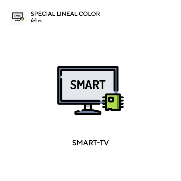 Smart Icono Especial Color Lineal Plantilla Diseño Símbolo Ilustración Para — Vector de stock