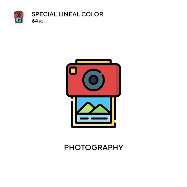 Fotografia Speciale Icona Colori Lineari Illustrazione Modello Design Simbolo Elemento — Vettoriale Stock