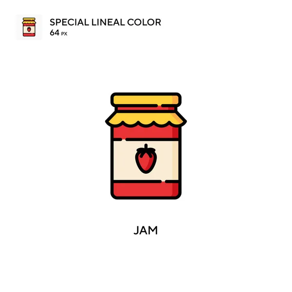 Jam Spezielle Lineare Farbsymbole Illustration Symbol Design Vorlage Für Web — Stockvektor