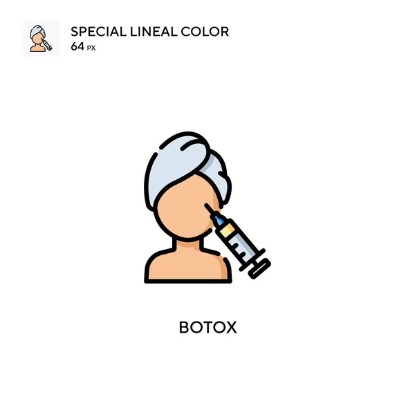 Botox Különleges Lineáris Szín Ikon Illusztráció Szimbólum Design Sablon Web — Stock Vector