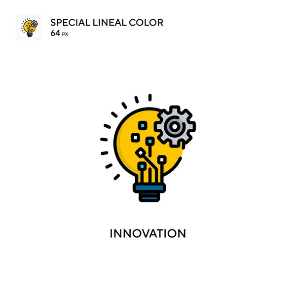 Innováció Különleges Lineáris Szín Ikon Illusztráció Szimbólum Design Sablon Web — Stock Vector