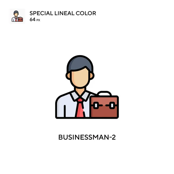 Business Special Lineal Color Icon Шаблон Оформления Символов Иллюстрации Веб — стоковый вектор